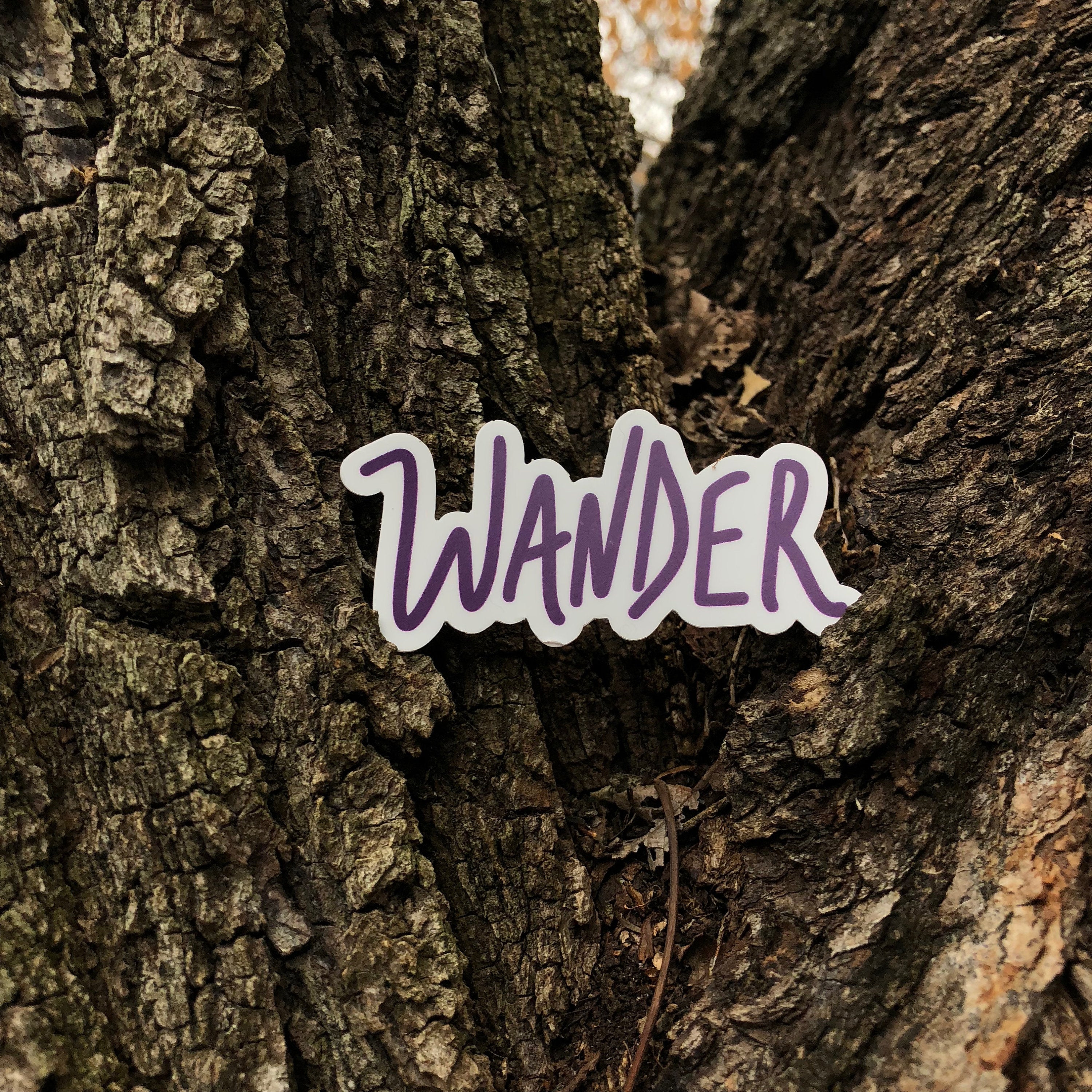 Wander Sticker-Vinyl Sticker-Roam Wild Designs