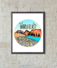 Wanderlust & Mountains Art Print-Print-Roam Wild Designs