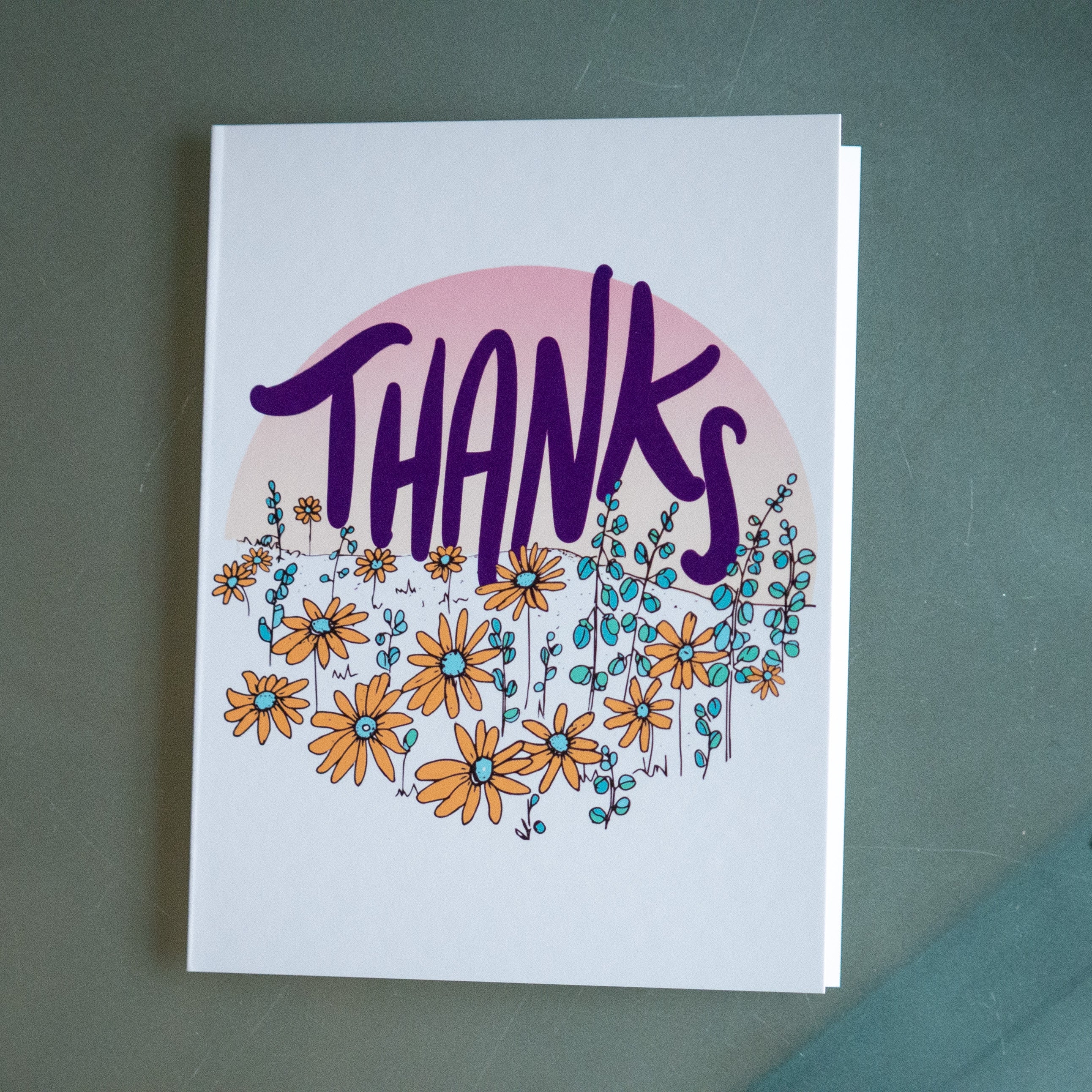 Thanks Greeting Card-Card-Roam Wild Designs