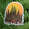 Sunset Island Sticker-Vinyl Sticker-Roam Wild Designs
