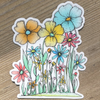 Flowers in the Garden Vinyl Sticker-Vinyl Sticker-Roam Wild Designs