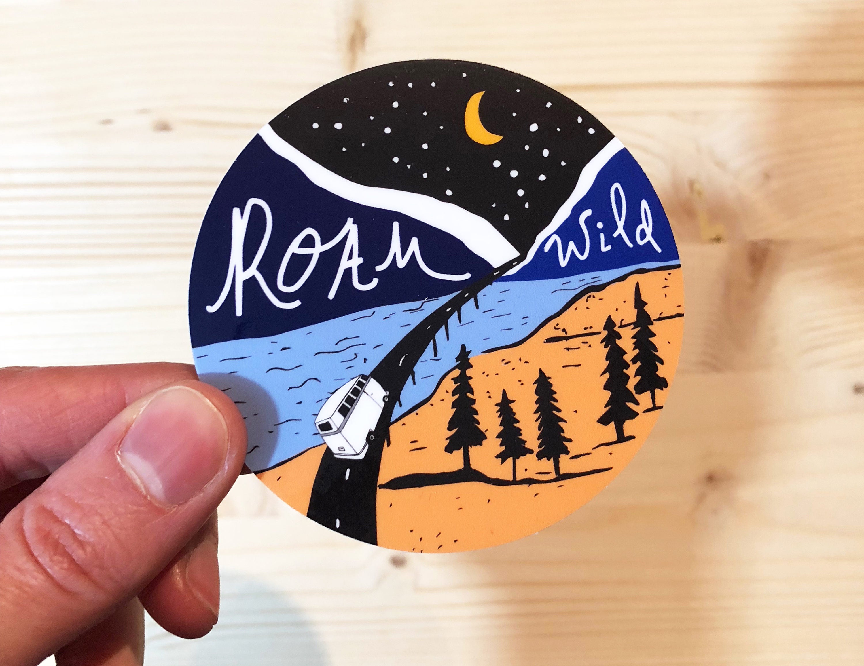 Roam Wild Sticker-Vinyl Sticker-Roam Wild Designs