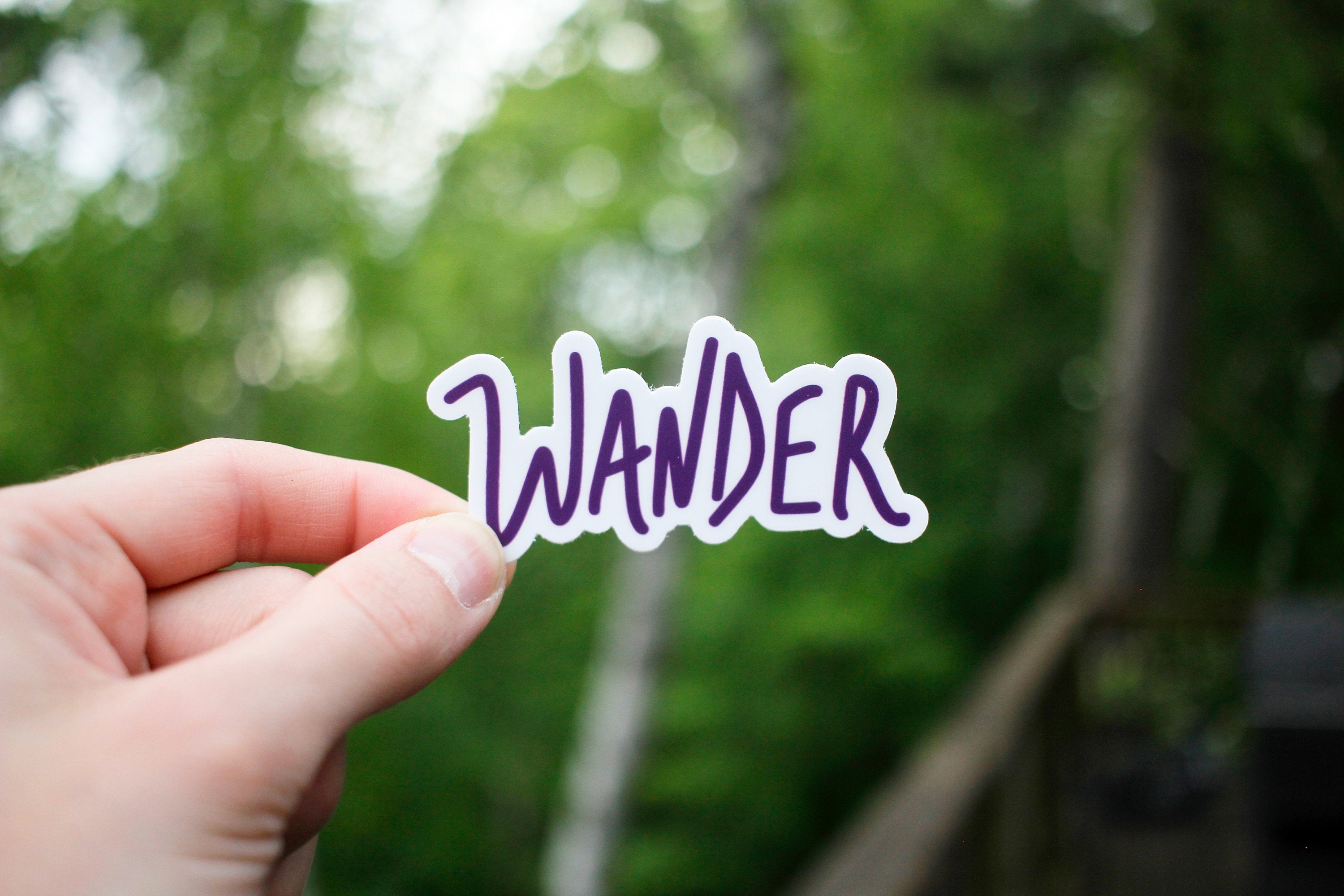 Wander Sticker-Vinyl Sticker-Roam Wild Designs