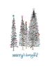 Merry and Bright Holiday Greeting Card-Card-Roam Wild Designs