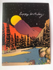 Mountains in the Moonlight Happy Birthday-Card-Roam Wild Designs