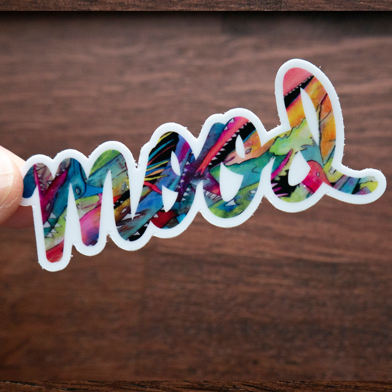 Mood Sticker-Vinyl Sticker-Roam Wild Designs