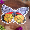 Spring Butterfly Sticker-Vinyl Sticker-Roam Wild Designs